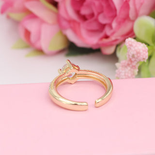 Anillo Ajustable Solitario Gold