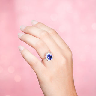 Anillo Promesa Blue Plata 925