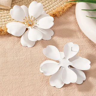 Aretes de Flor de Gardenia Maxi