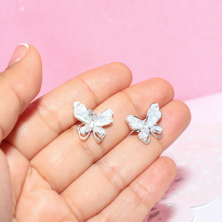 Aretes Blue Butterfly