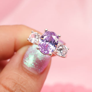 Anillo Purple Plata 925