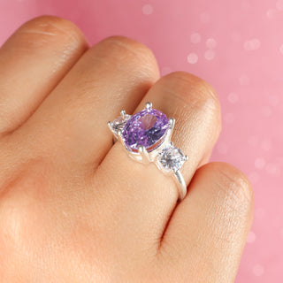 Anillo Purple Plata 925