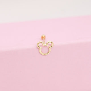 Piercing Oro 10k Mickey