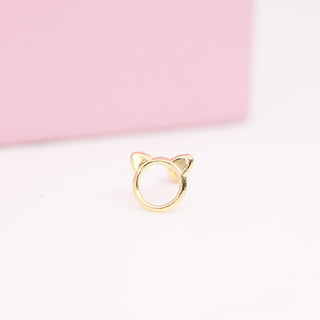 Piercing Oro 10k Miau Gold