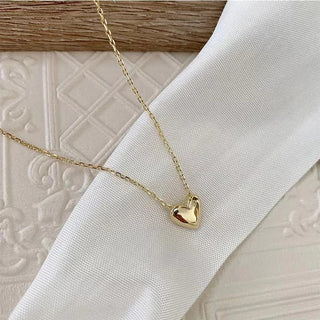 Collar Gold Heart Minimal