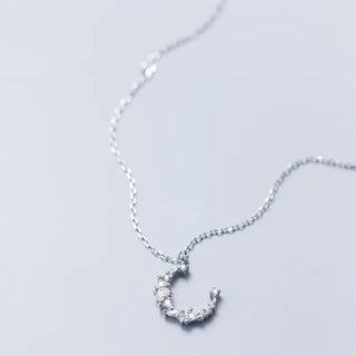 Collar Luna Glamour Plata 925