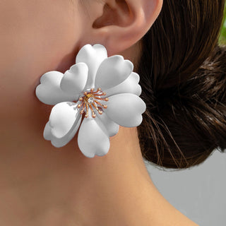 Aretes de Flor de Gardenia Maxi