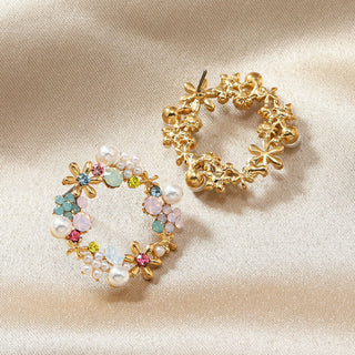 Aretes Corona de Flores