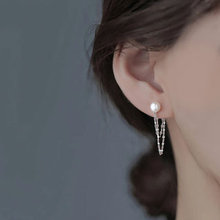 Aretes Hera Silver Colgantes