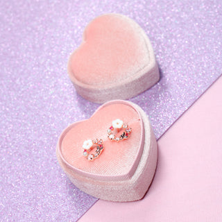 Cajita de Regalo para Anillo Y Aretes Chicos Pink Heart