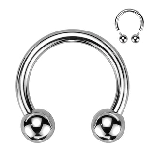 Piercing Septum Herradura Basic Titanio