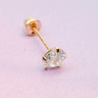 Piercing Oro 10k Crystal